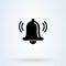 Ringing bell sign icon or logo. Notification concept. Vibrate bell and Alarm vector illustration