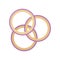 rings onion isolated icon