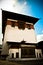The Rinpung Dzong Fort with blue skies, Paro, Bhutan