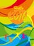 Rio 2016 Summer kids Olympic Games Sports camp brochure cover banner poster template