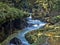 Rio Cahabon River, forming numerous bays and cascades, Guatemala