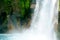 Rio celeste waterfall and jungle trek from close distance anda water drops