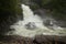 Rio Chaica waterfall in Alerce Andino National Park, Chile