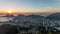 Rio Cityscape Time Lapse Sunrise Panning