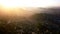 Rio de Janeiro Brazil Aerial video footage of city. narrow streets of the poor favelas house on the hills. Beautiful