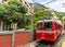 Rio de Janeiro, Brazil - February 25, 2018: Train of Christ the Redeemer