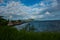 Rio de Janeiro, Brazil: Panoramic morning view of the beach and Botafogo cove with its buildings, boats and mountains in Rio de