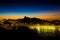 Rio de Janeiro City top view with Corcovado Christ the Reedeemer Pedra da Gavea and Enseada de Botafogo