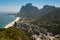 Rio de Janeiro Coast with Mountains