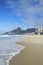 Rio de Janeiro Ipanema Beach Skyline Two Brothers Mountain Brazil