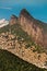 Rio de Janeiro Mountains, Urban Aereas, Ocean in the Horizon