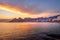 Rio de Janeiro skyline and Two Brothers Mountain at sunset - Rio de Janeiro, Brazil