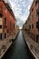 Rio de la Fornace canal in Venice, Italy