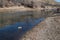 The Rio Grande below Elephant Butte Dam,New Mexico