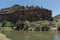 The Rio Grande Flows near Taos New Mexico, northern view.