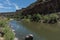 The Rio Grande near Taos in northern New Mexico.