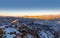 Rio Grande Valley, view from The White Rock Overlook in New Mexico