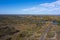 Rio Negro landscape in Patagonia, passing through the city of General Conesa,