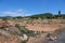 Rio Tinto mine landscape near Nerva in Spain