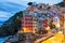 Riomaggiore Fishing Quarter, the harbor of a small Italian fishing village