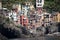 Riomaggiore a fishing village on the Cinqueterra coastline of Liguria in Northern Italy. The villages cannot be reached by road,