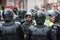 Riot police sorting out an altercation in Ecuador