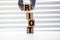 Riot - word from wooden blocks with letters