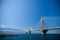 The Rioâ€“Antirrio bridge panorama on a sunny day