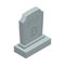 RIP bitcoin death. Tombstone for cryptocurrency. Gravestone electronic money. grave Memorial Virtual cash