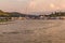 RIPAS Bridge behind Kampong Ayer water town in Bandar Seri Begawan, capital of Brun