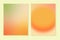 Ripe apricot. Gradient backgrounds with grainy textured orange-green colors.