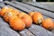 Ripe areca nut kept for drying