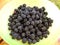 ripe blackberries fruit on a plate