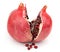 Ripe cracked pomegranate