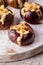 Ripe figs baked with cow\\\'s-milk cheese brie and camambert