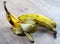 Ripe fragrant bananas on a wooden table.