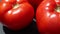 Ripe fresh juicy tomatoes for delicious salad. Red tomato close up footage. Healthy vegetarian lifestyle concept