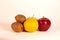 Ripe fruit full of vitamins, isolated on a white background