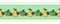 Ripe fruits with leaves , green apples, yellow pears and strawberries, Seamless border pattern, edge