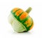 Ripe Gourds Vegetable Hybrid Isolated on White