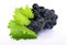 Ripe grapes - clipping path