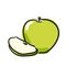 Ripe Green Apple Hand Drawn Vector Illustration