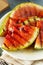 Ripe Healthy Organic Grilled Watermelon