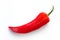 Ripe hot pepper, close up view