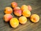 ripe and juicy apricots from my summer house