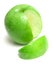 Ripe juicy green apple 3