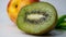 ripe juicy healthy green kiwi