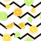 Ripe juicy tropical fruit striped seamless background. Vector card illustration. Fresh citrus lime orange lemon fruit on