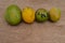 Ripe Juley, Connon, Robin, And Greenskin Mangoes