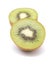 Ripe kiwifruit isolated